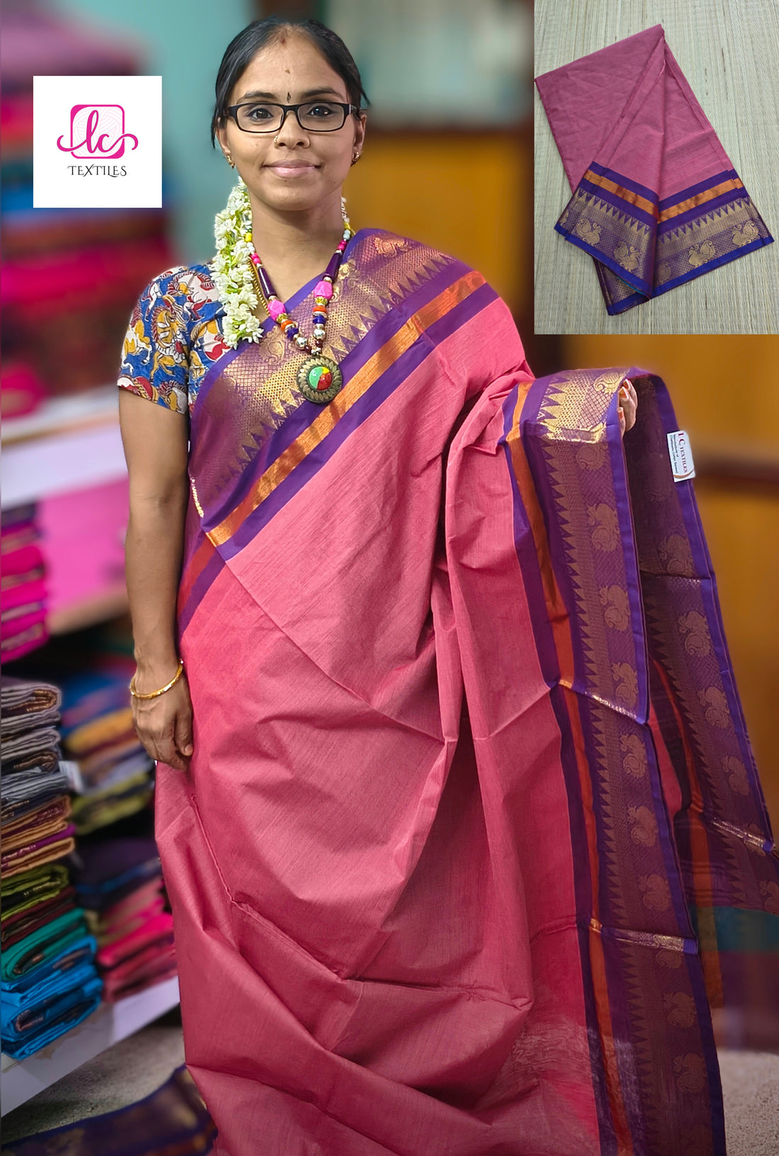 Kanchi Cotton - All Day Fusion -Peach - KCAF47