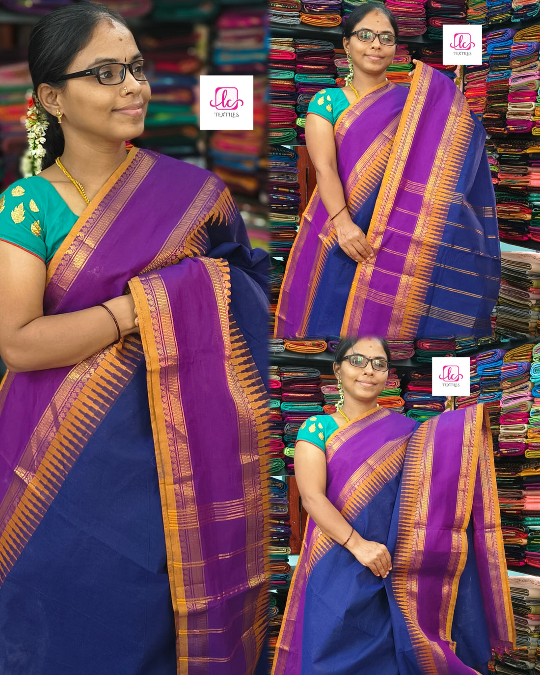 Kanchi Cotton - Festival Fusion -Blue- KCFP140