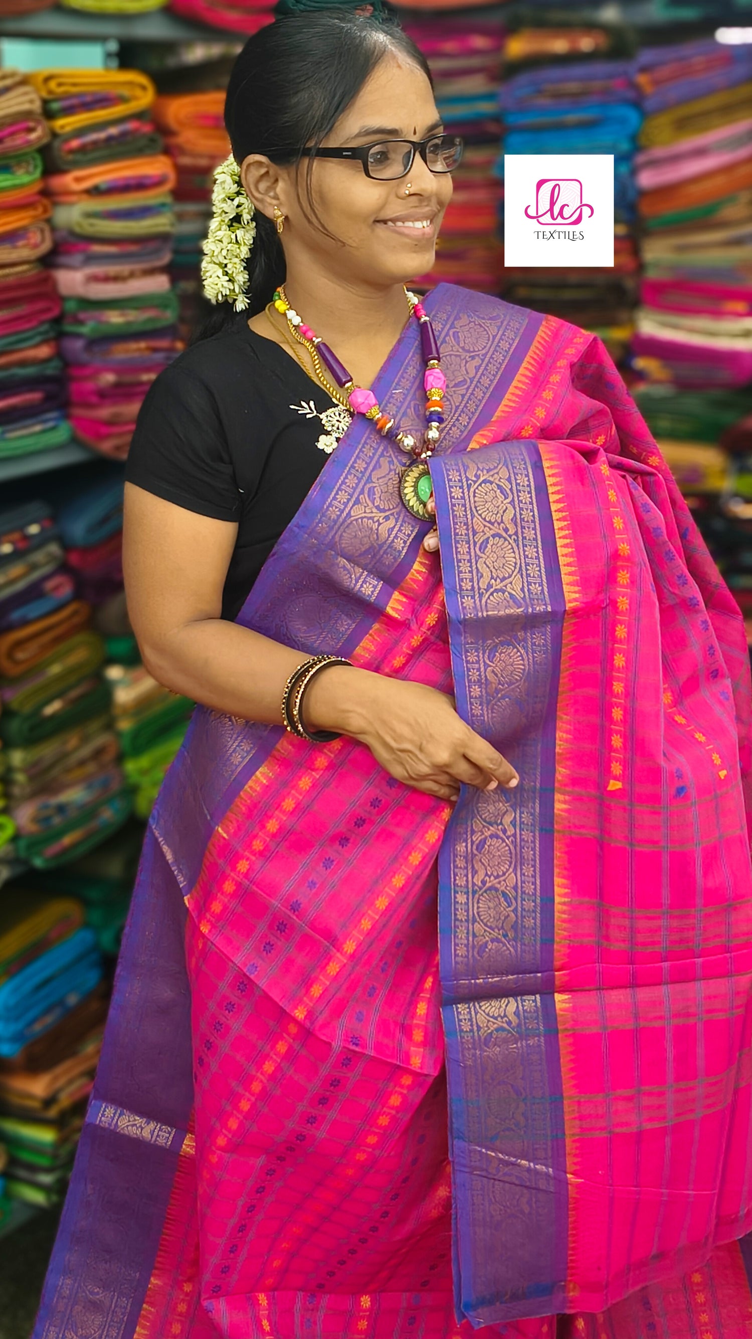 Kanchi Cotton - Festival Fusion-Pink- KCFABD129