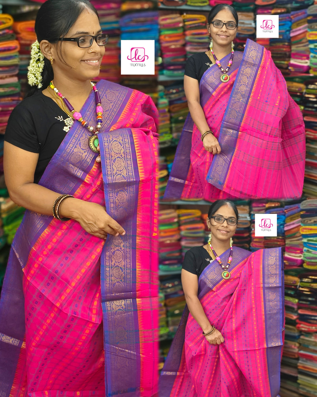 Kanchi Cotton - Festival Fusion-Pink- KCFABD129