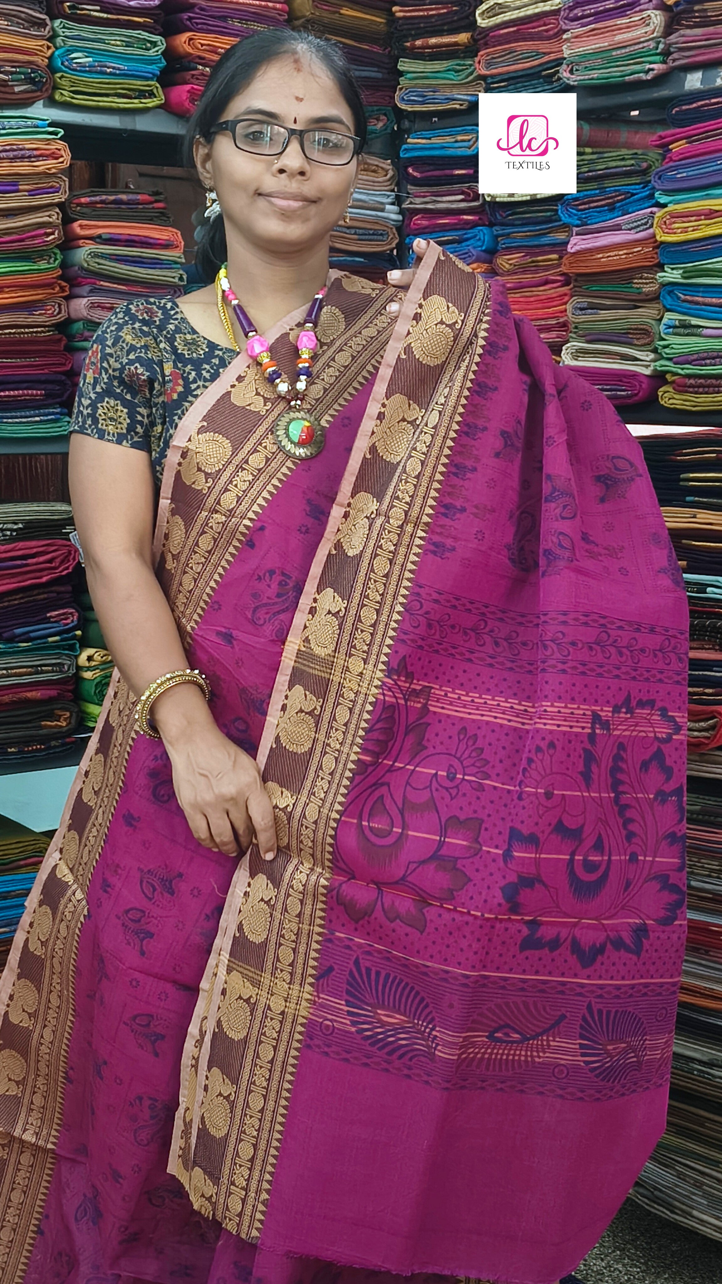 Chettinad Cotton - Printed - Mejantha - CPC32