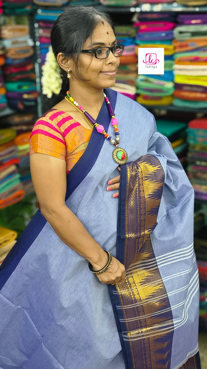 Kanchi Cotton - All Day Fusion -Bluish grey- KCAF51