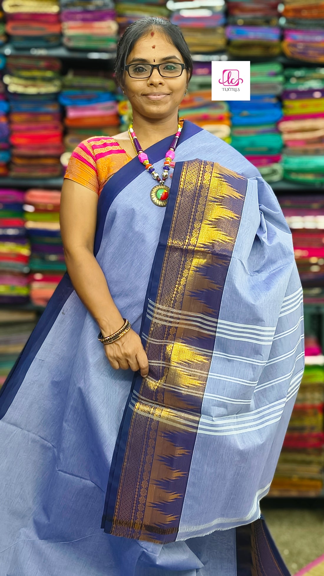 Kanchi Cotton - All Day Fusion -Bluish grey- KCAF51