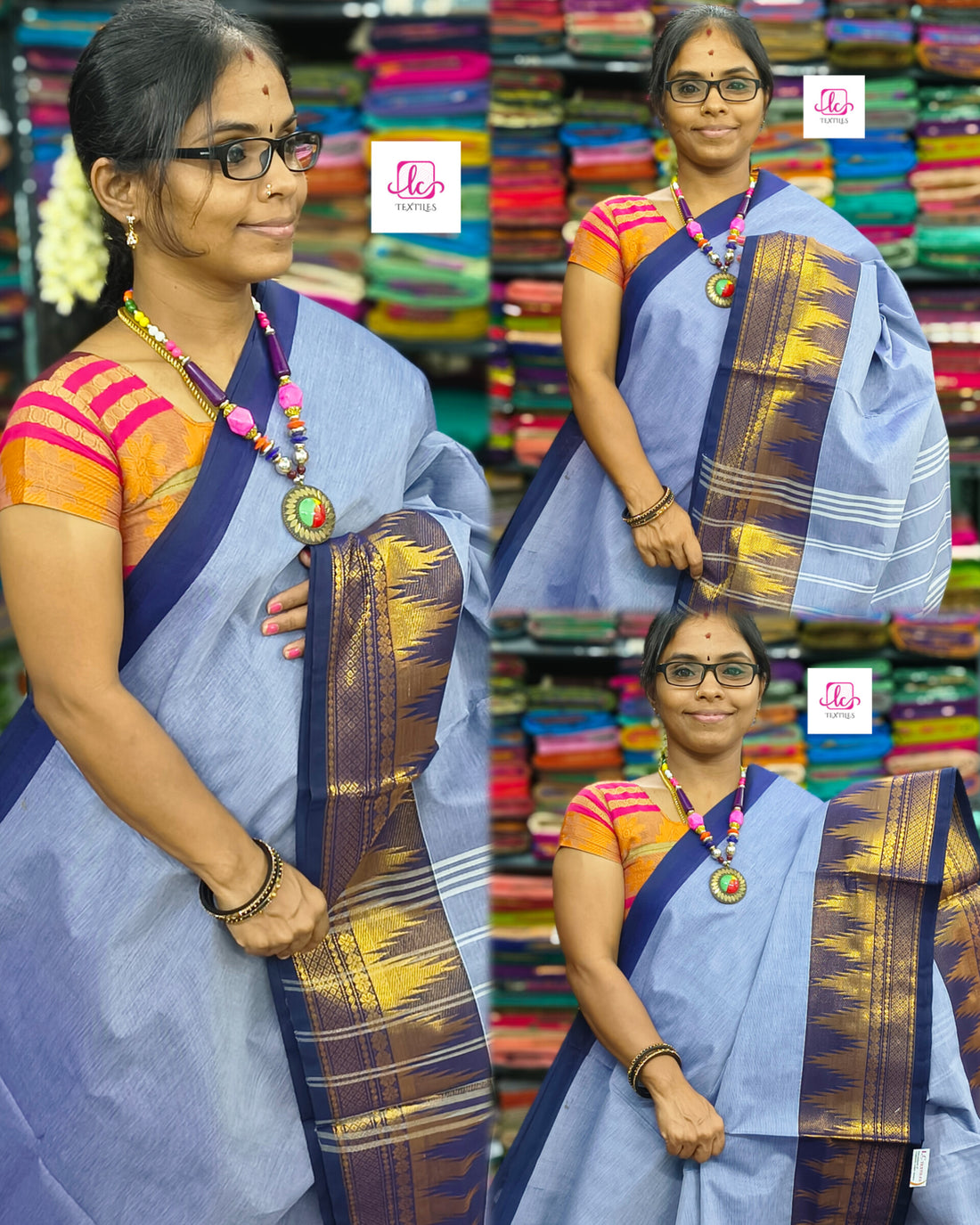Kanchi Cotton - All Day Fusion -Bluish grey- KCAF51