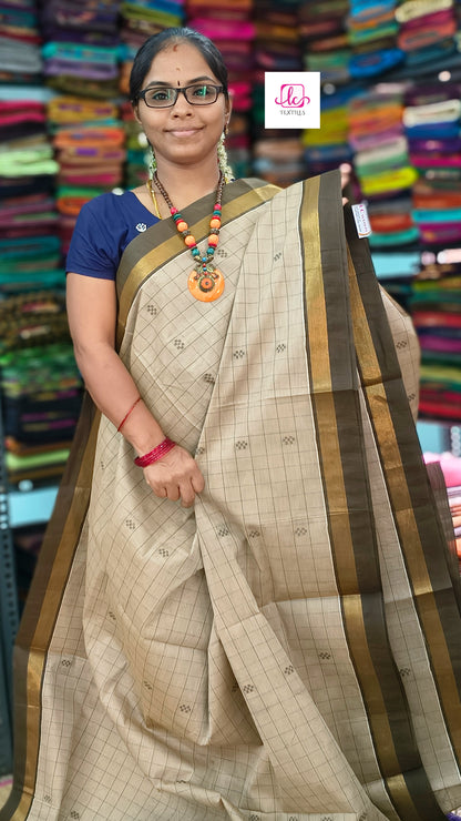 Negamam Cotton Saree - Tussar - NC57