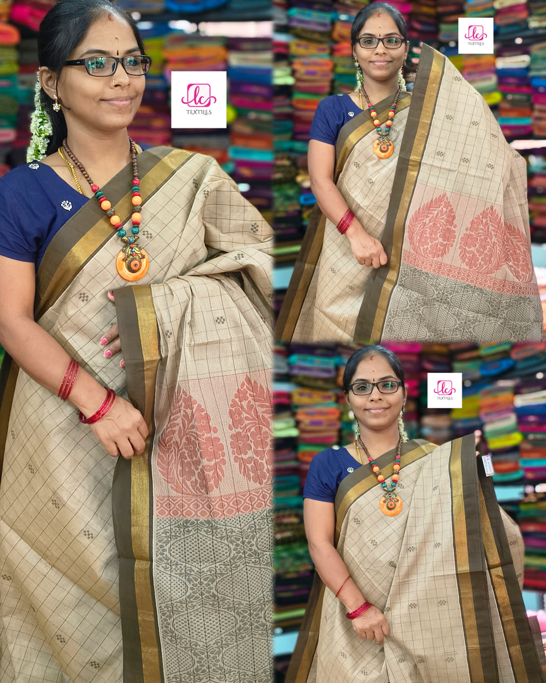 Negamam Cotton Saree - Tussar - NC57