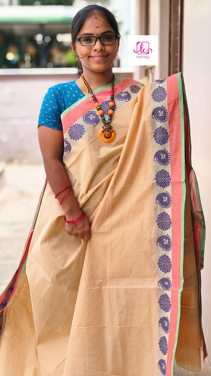 Chettinad Cotton -Daily Wear - Tussar- CDW150