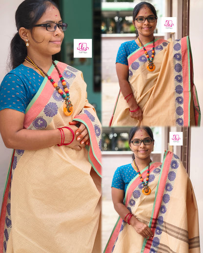 Chettinad Cotton -Daily Wear - Tussar- CDW150