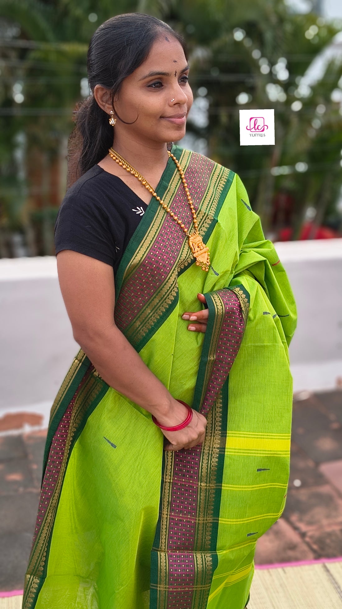 Kanchi Cotton - Festival Fusion-Neon green- KCFB146