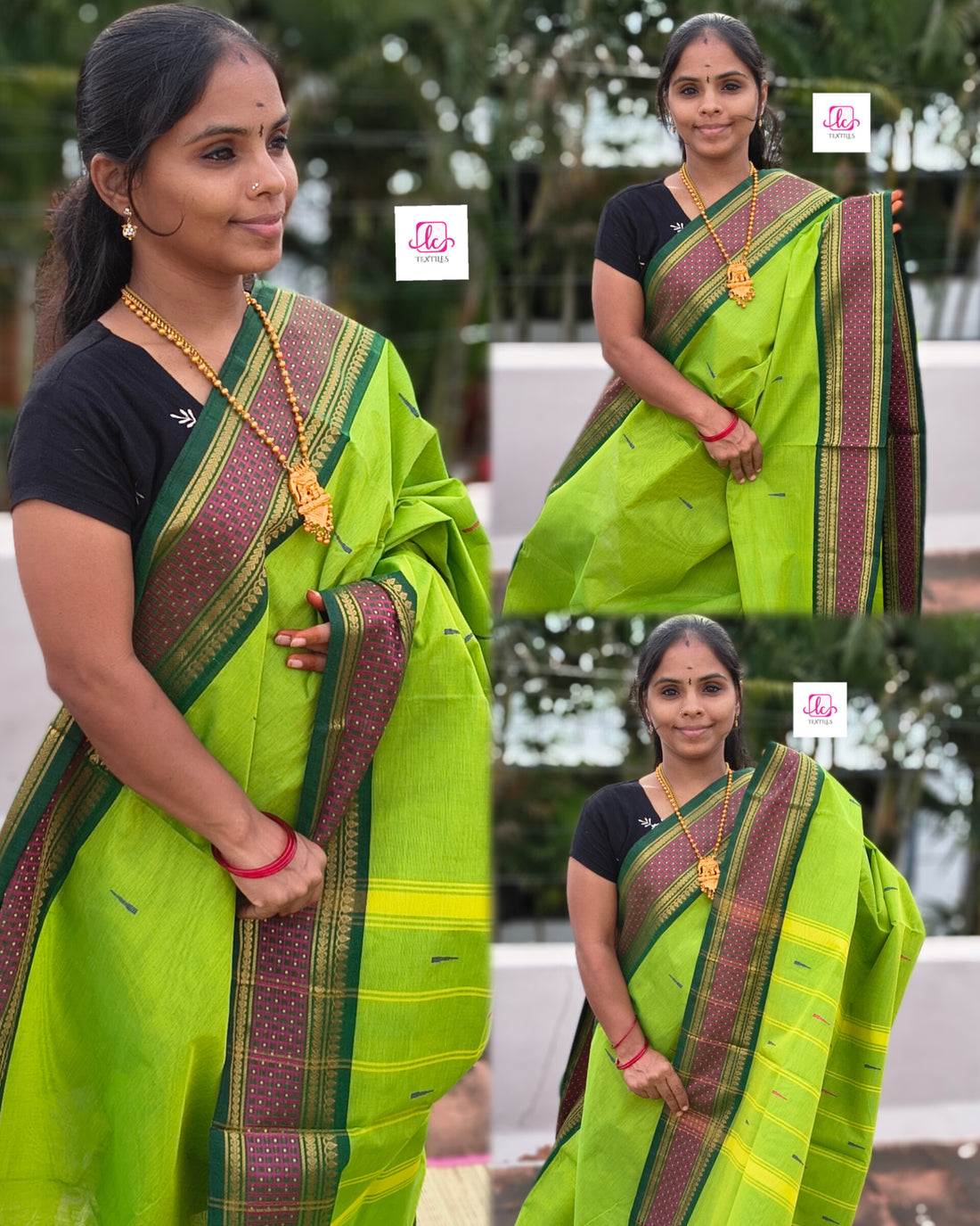 Kanchi Cotton - Festival Fusion-Neon green- KCFB146