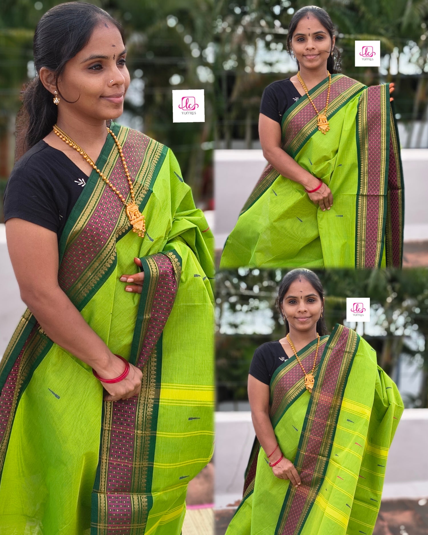 Kanchi Cotton - Festival Fusion-Neon green- KCFB146