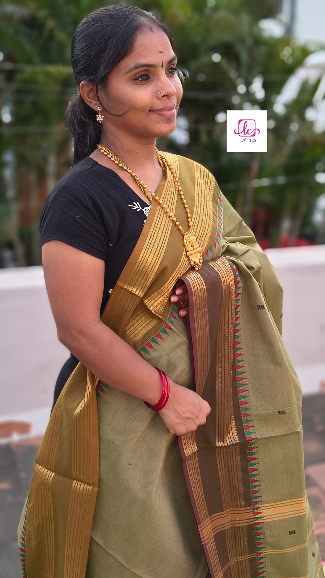 Kanchi Cotton - Festival Fusion - elachi green- KCFB152
