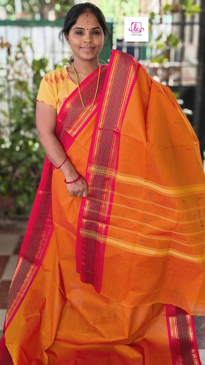 Kanchi Cotton - Festival Fusion-Orange- KCFB145