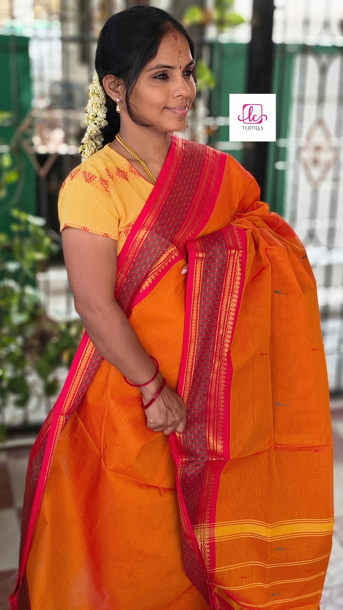 Kanchi Cotton - Festival Fusion-Orange- KCFB145