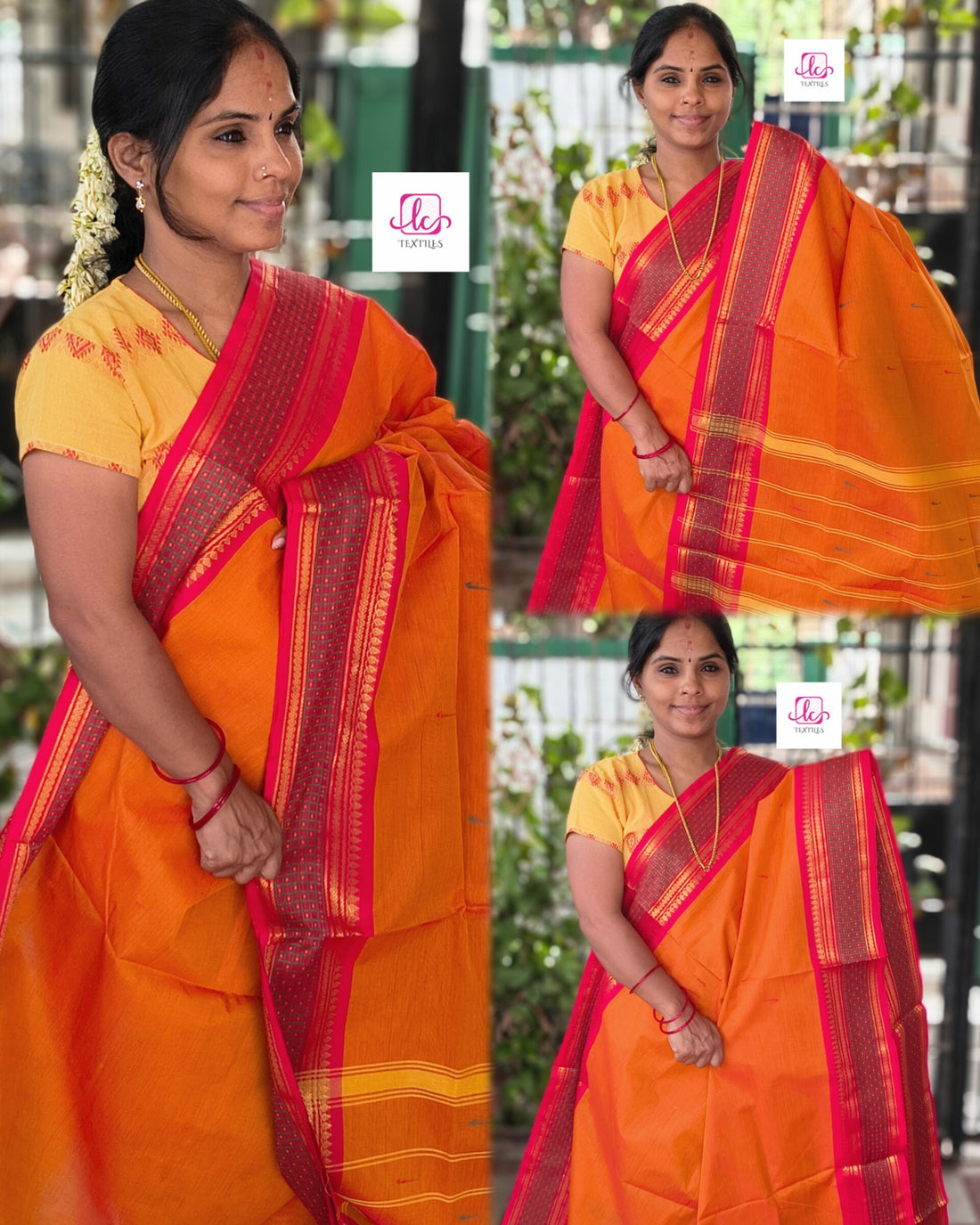 Kanchi Cotton - Festival Fusion-Orange- KCFB145