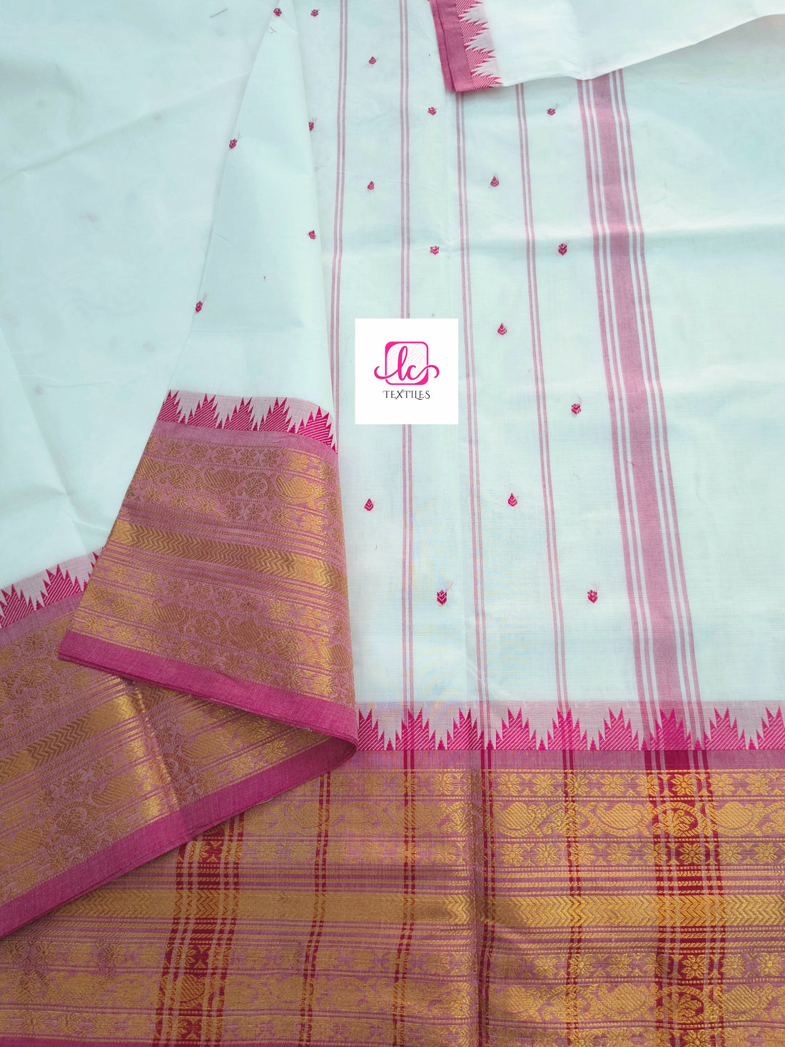 Kanchi Cotton - Festival Fusion - White- KCFB154