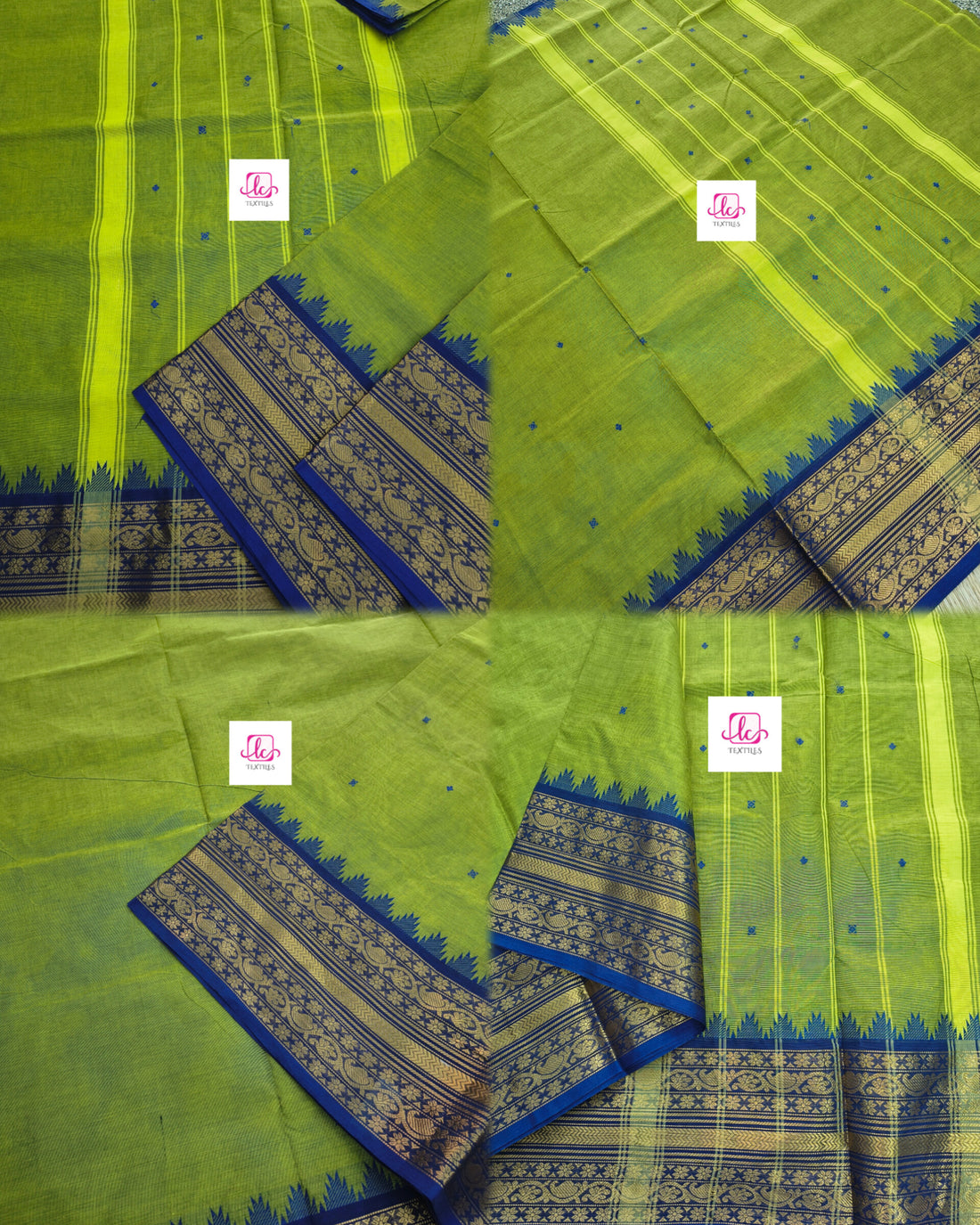 Kanchi Cotton - Festival Fusion - Green lemon yellow- KCFB156