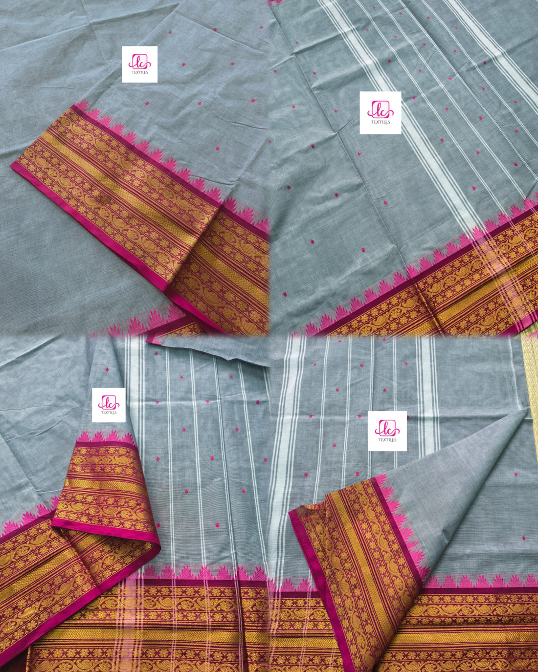 Kanchi Cotton - Festival Fusion - Grey- KCFB158
