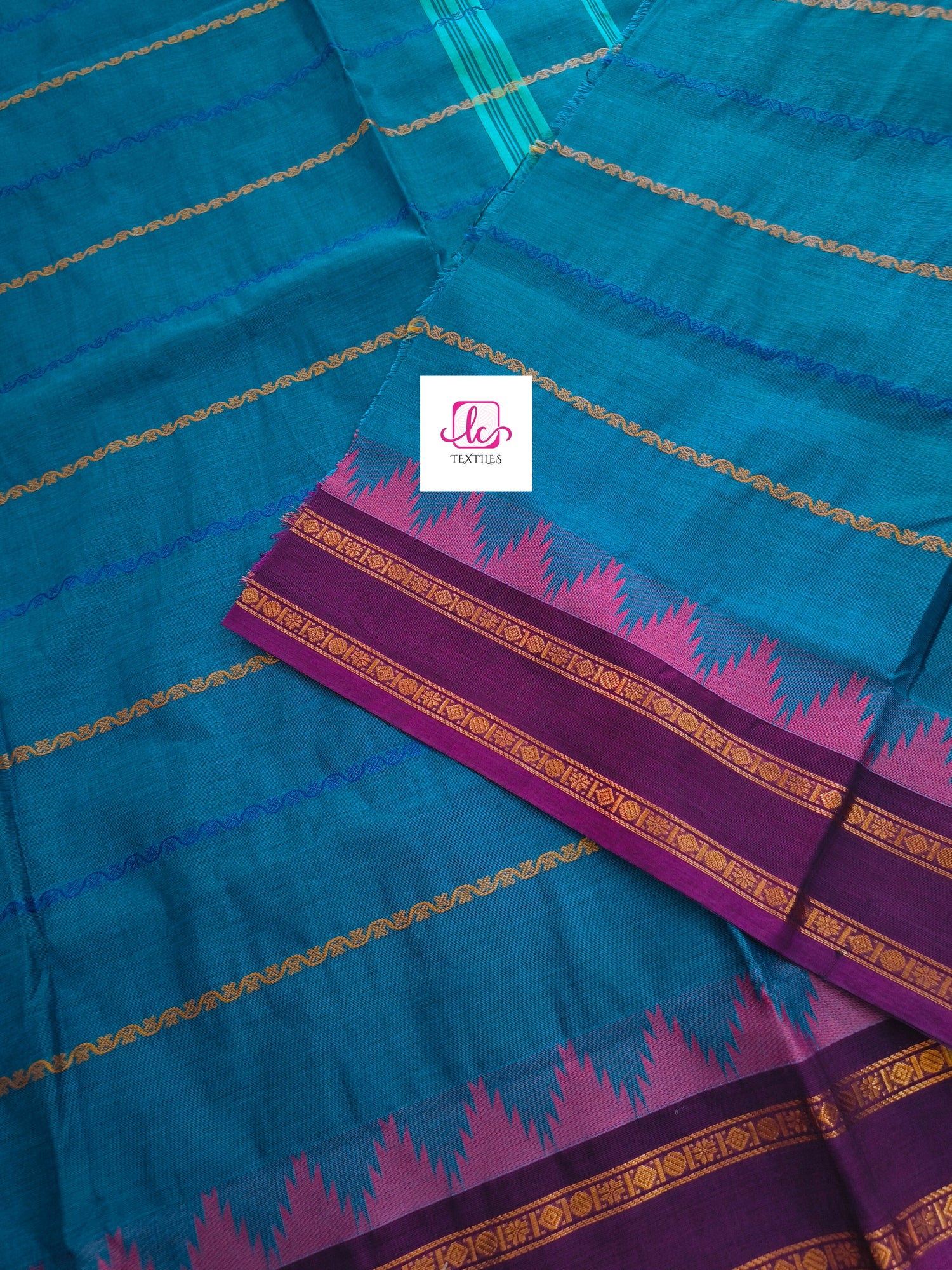Kanchi Cotton - Festival Fusion -Saphire blue - KCFV165