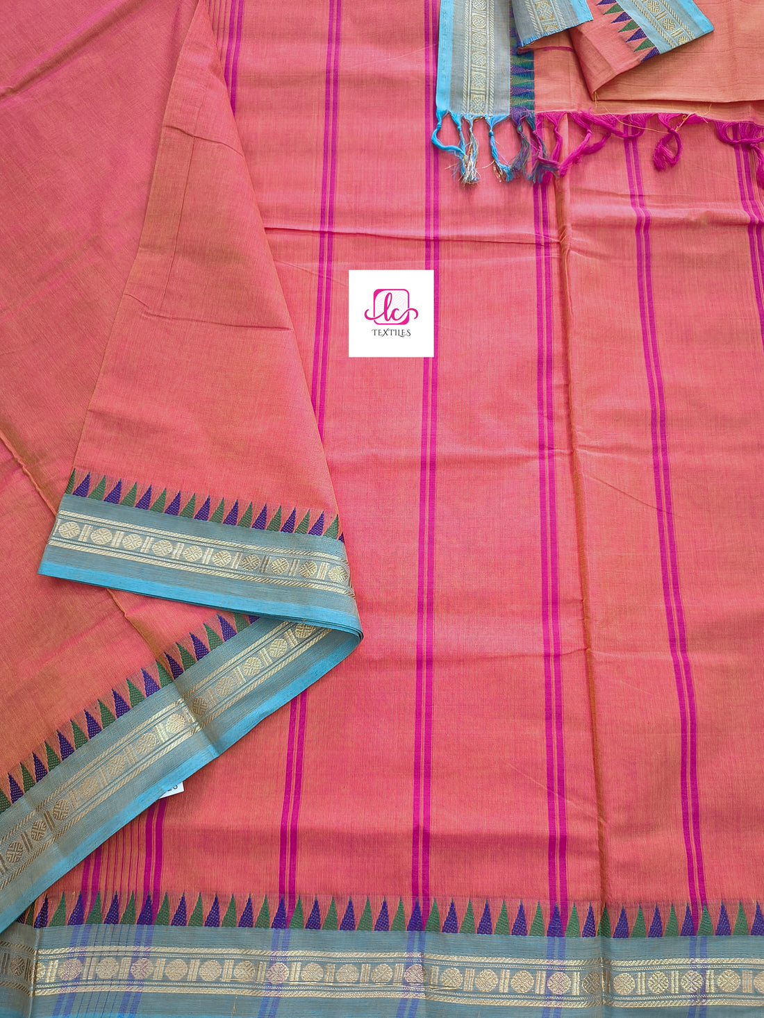 Chettinad Cotton -  Office Wear -peach- CCOW51