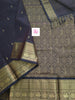 Kanchi Cotton - Festival Fusion -Navy blue mixed Brown- KCFG167