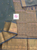 Kanchi Cotton - Festival Fusion -Navy blue mixed green dual tone- KCFG166