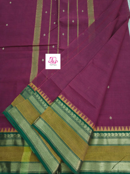 Kanchi Cotton - Festival Fusion - Maroon- KCFB176