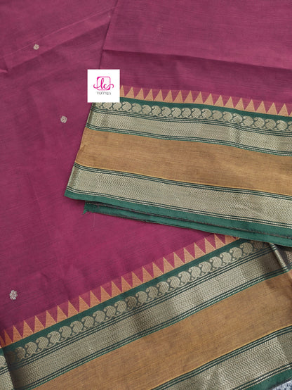 Kanchi Cotton - Festival Fusion - Maroon- KCFB176