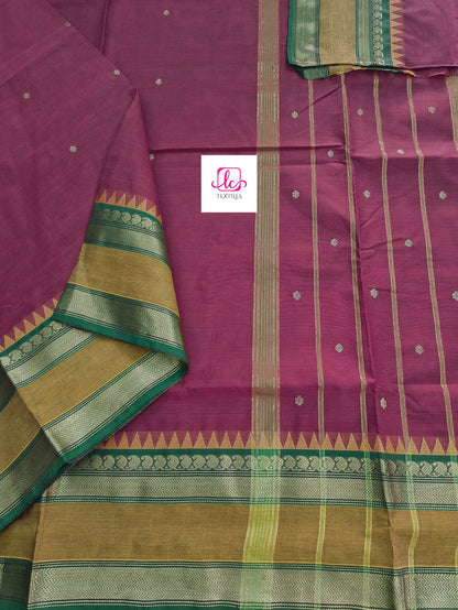 Kanchi Cotton - Festival Fusion - Maroon- KCFB176