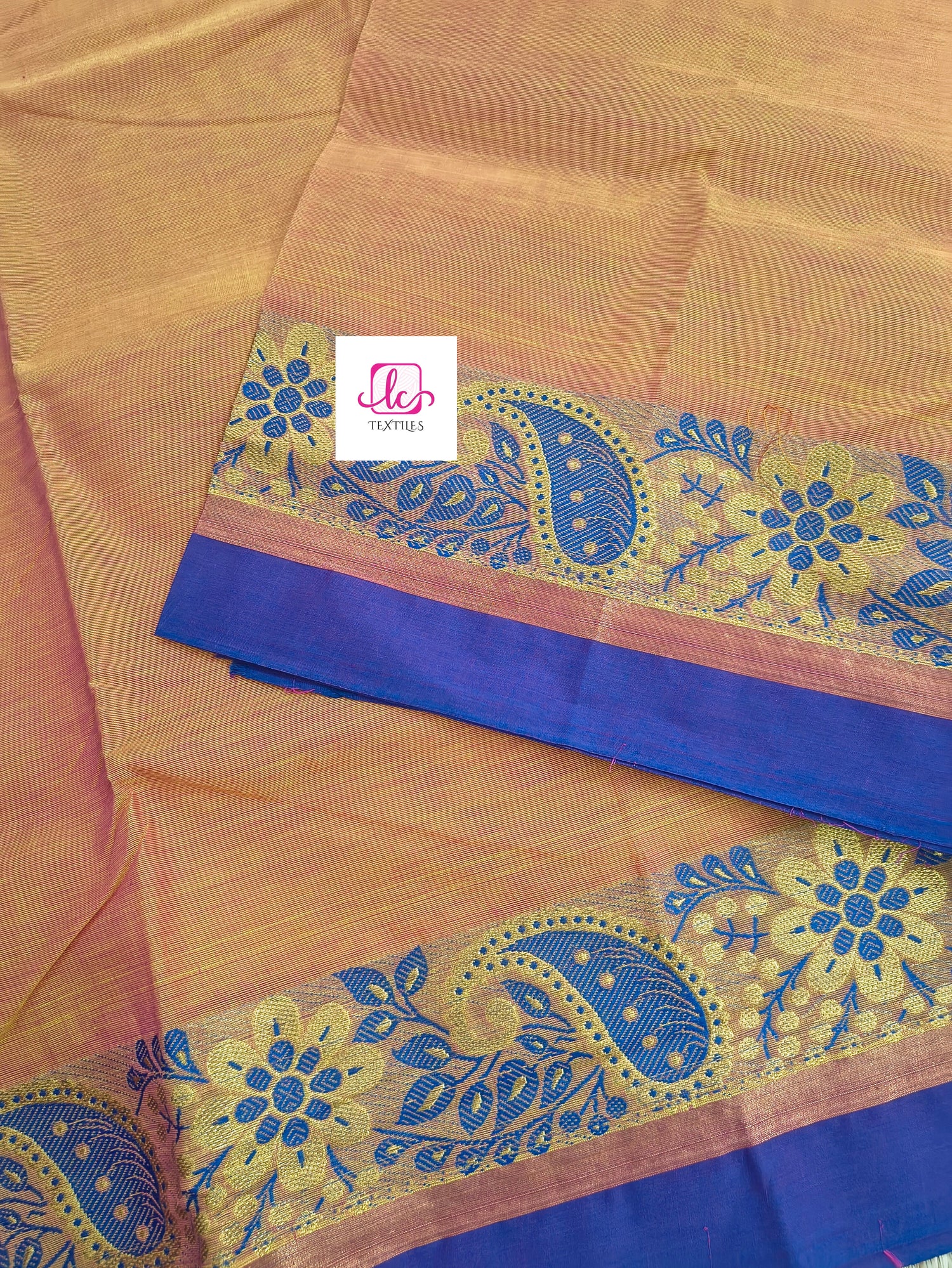 Kanchi Cotton - All Day Fusion -Lemon yellow mixed pink dual tone - KCAF59