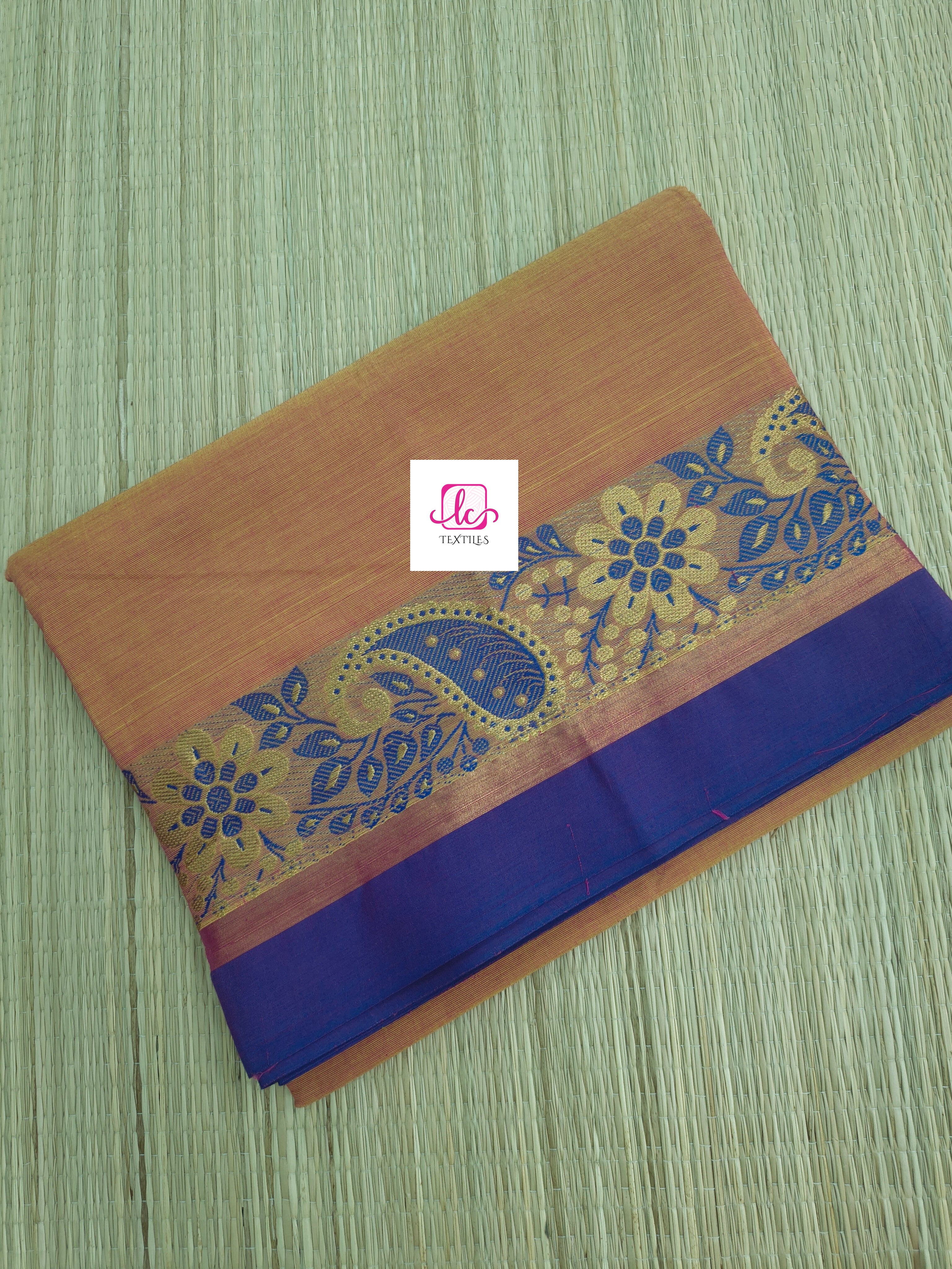 Kanchi Cotton - All Day Fusion -Lemon yellow mixed pink dual tone - KCAF59