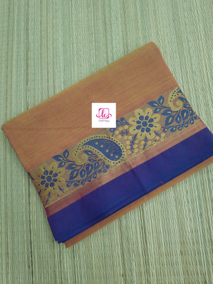 Kanchi Cotton - All Day Fusion -Lemon yellow mixed pink dual tone - KCAF59