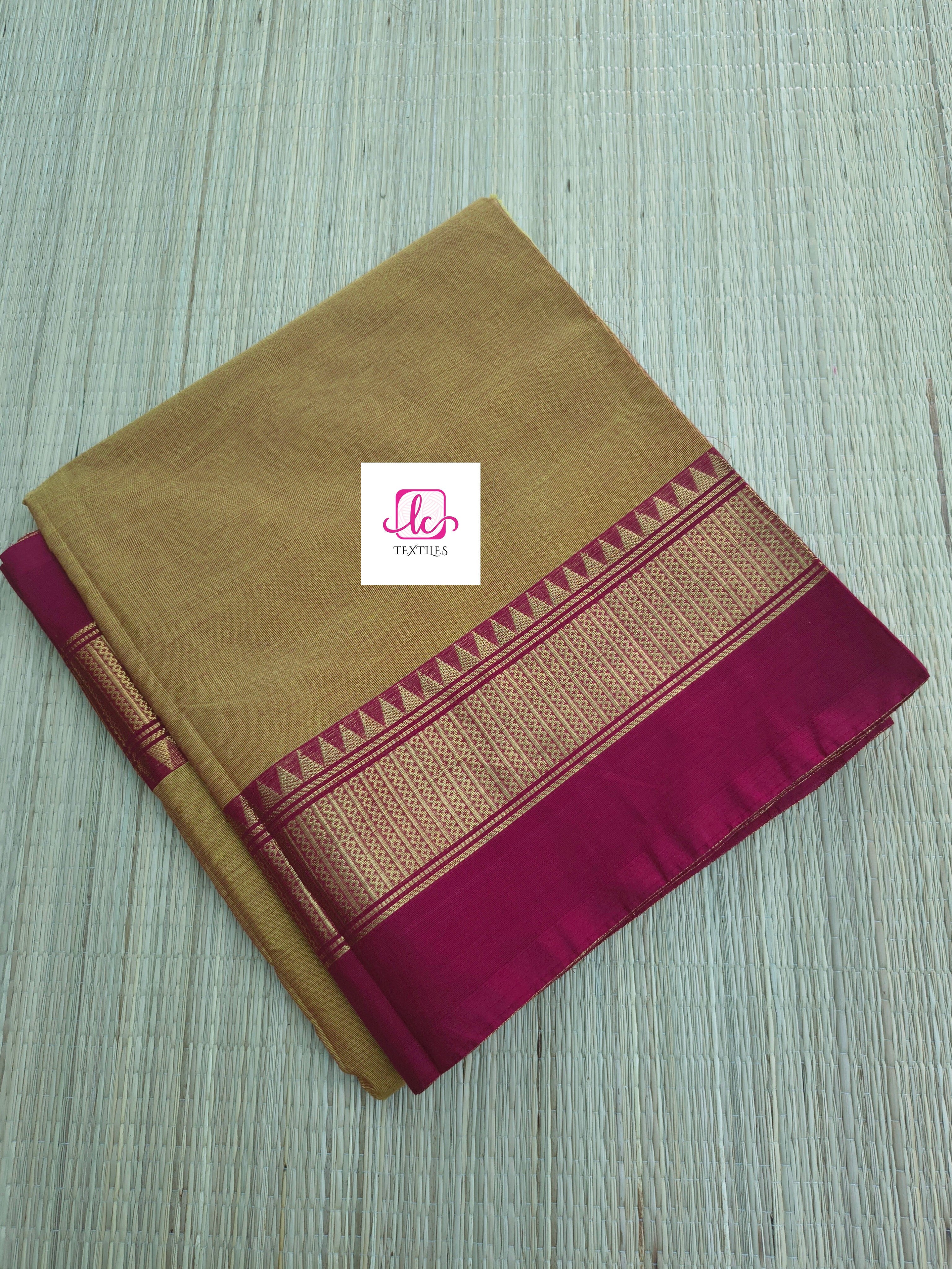 Kanchi Cotton - All Day Fusion --Lemon yellow mixed pink- KCAF63