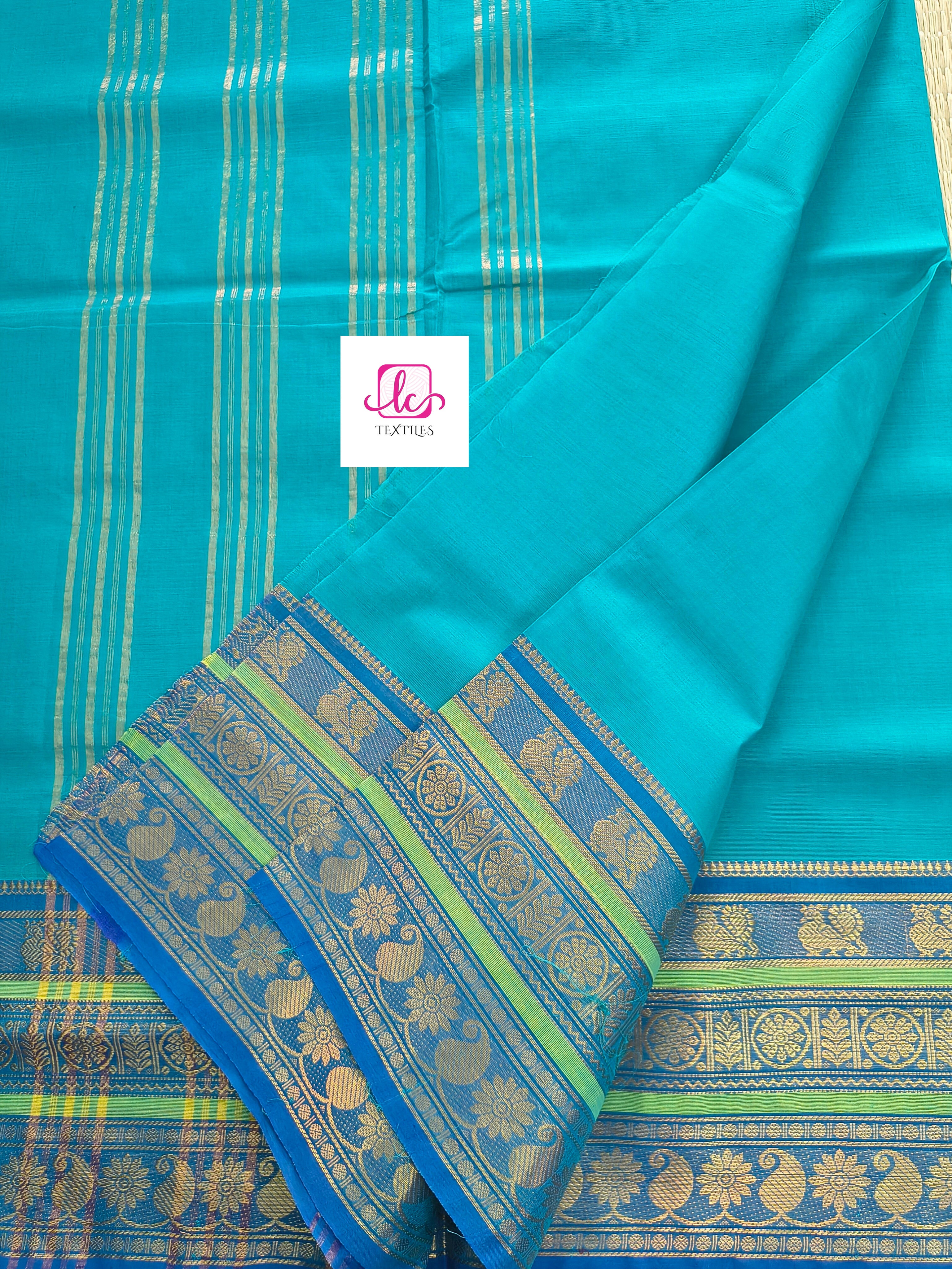 Kanchi Cotton - All Day Fusion -Rama blue - KCAF73