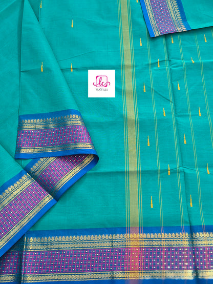 Kanchi Cotton - Festival Fusion -Rama green- KCFB180
