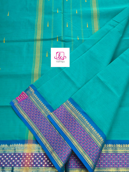 Kanchi Cotton - Festival Fusion -Rama green- KCFB180