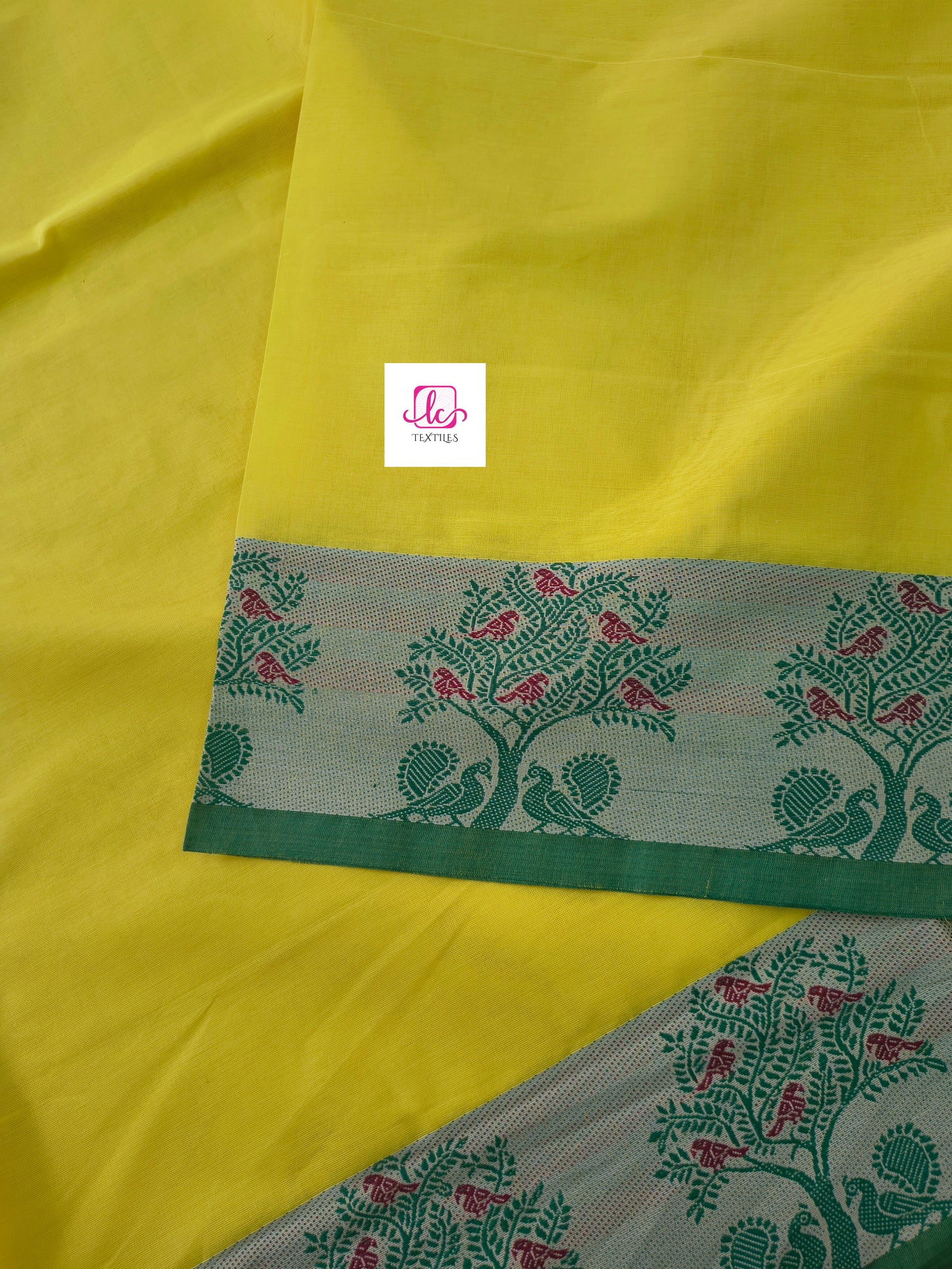 Chettinad Cotton -  Office Wear -Lemon yellow - CCOW57