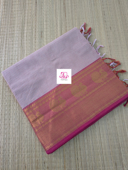 Kandangi Korvai Checks -Beige- KKC79