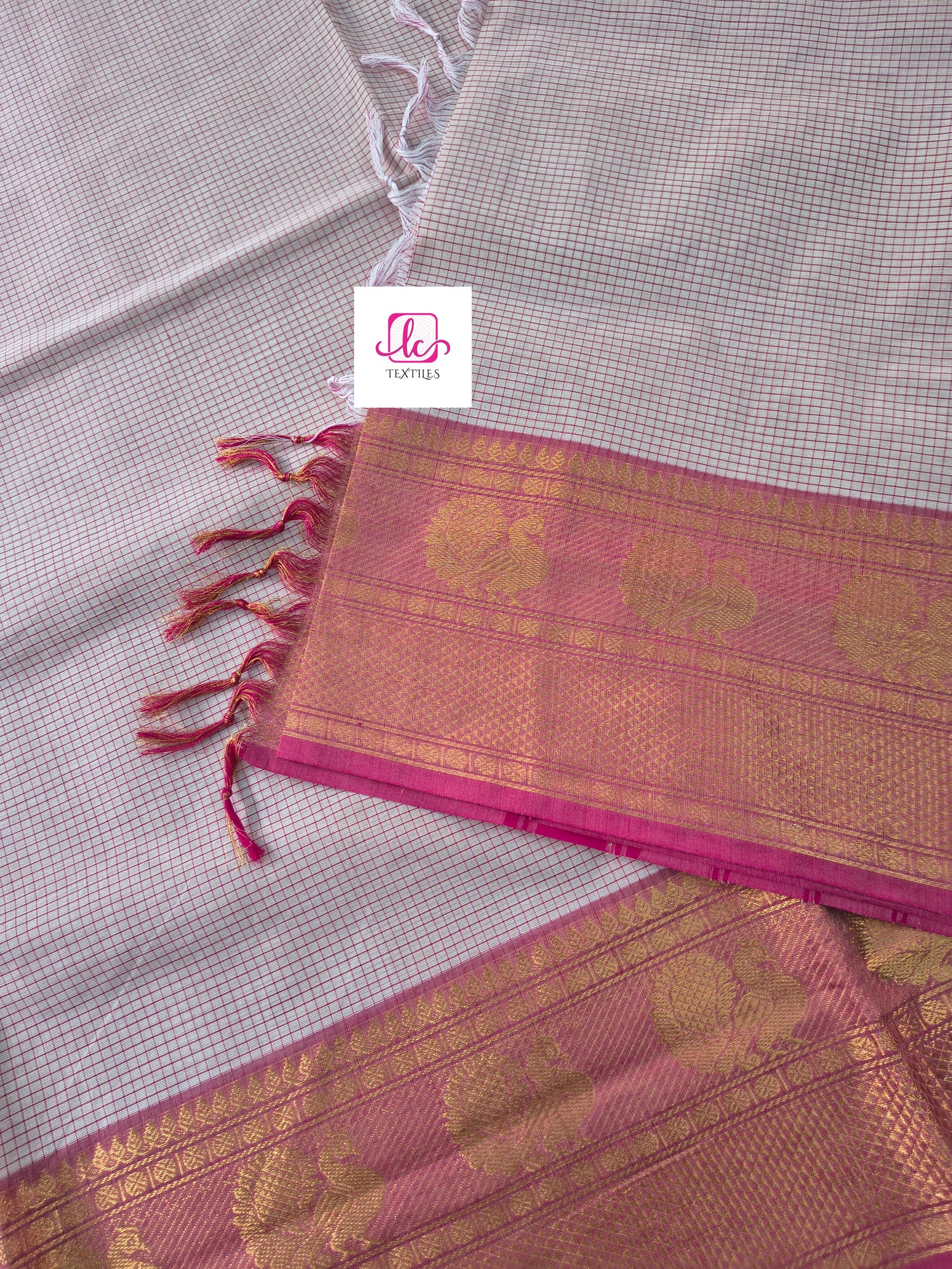 Kandangi Korvai Checks -Beige- KKC79