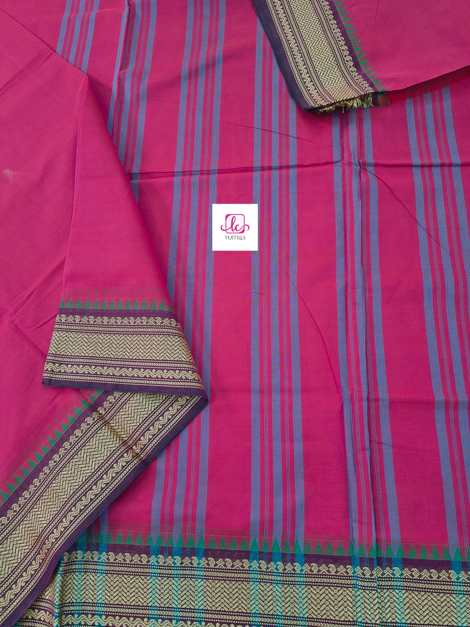 Chettinad Cotton -Daily Wear - Redish pink - CDW145