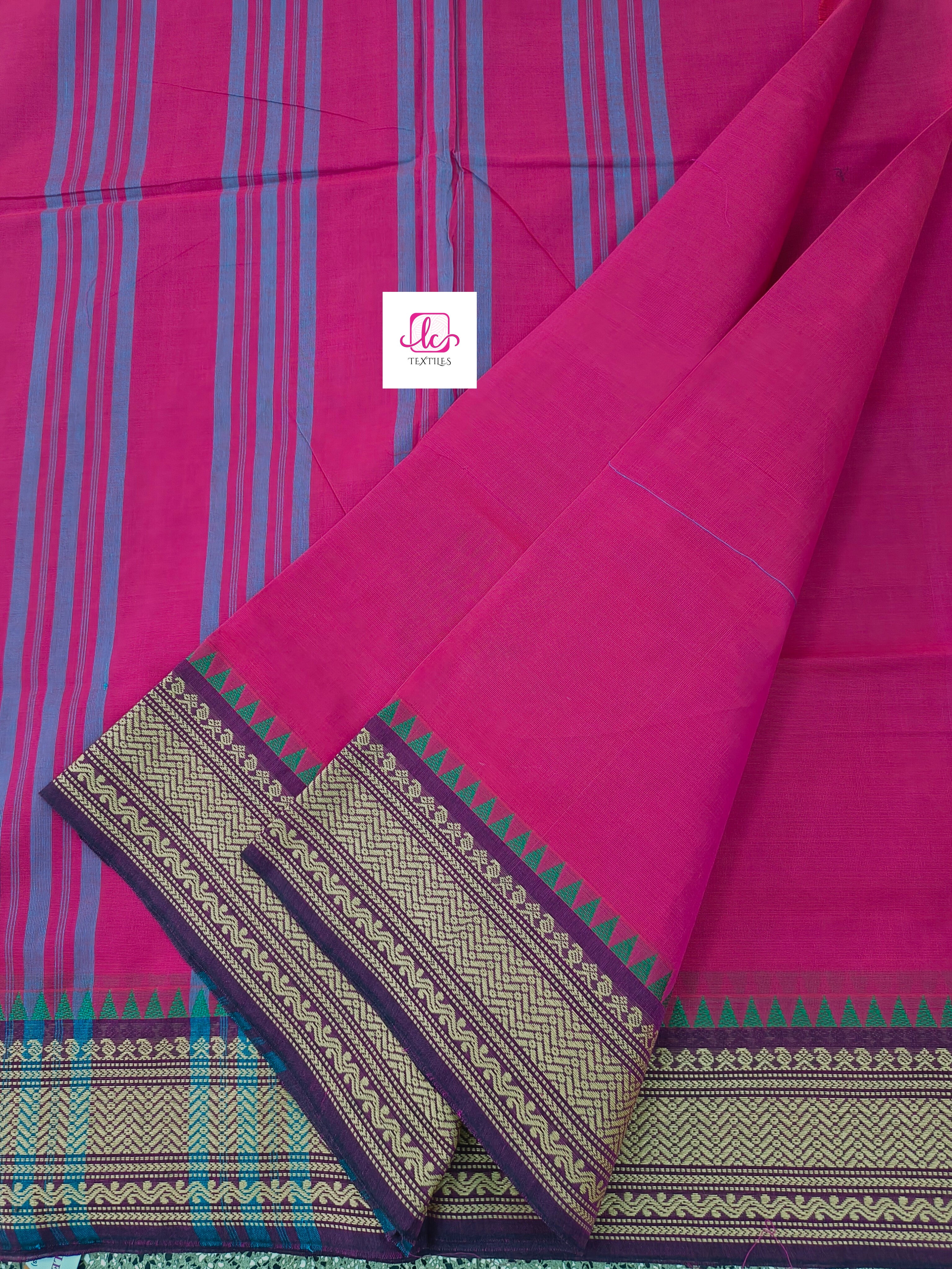 Chettinad Cotton -Daily Wear - Redish pink - CDW145