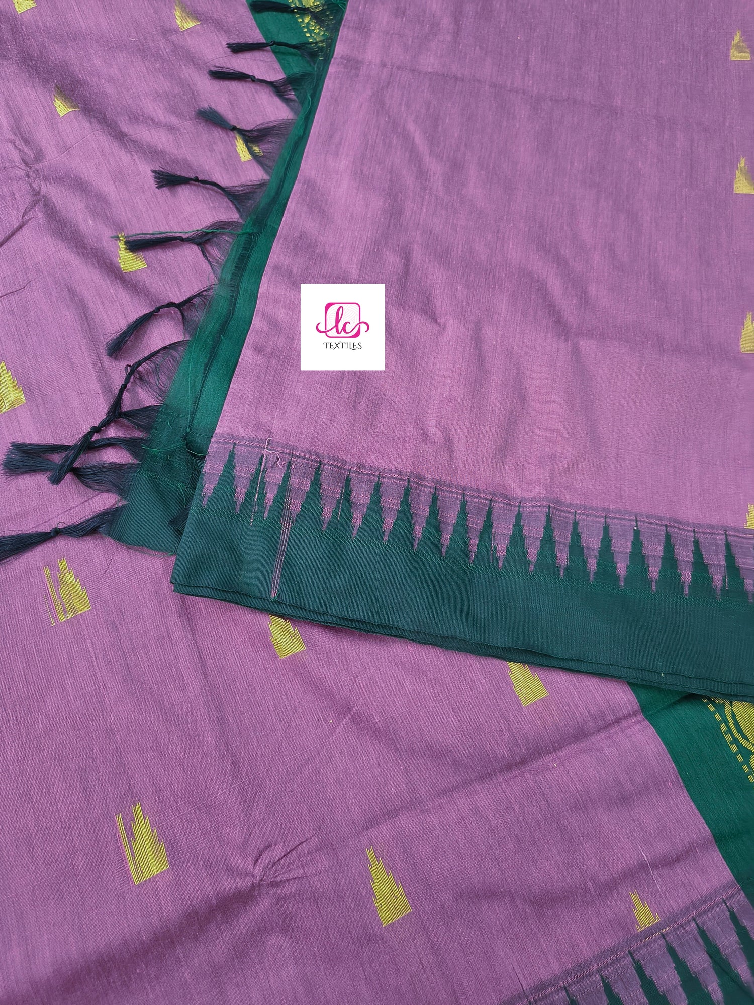 Kalyani cotton -Butta-pastel lavendar-KC02
