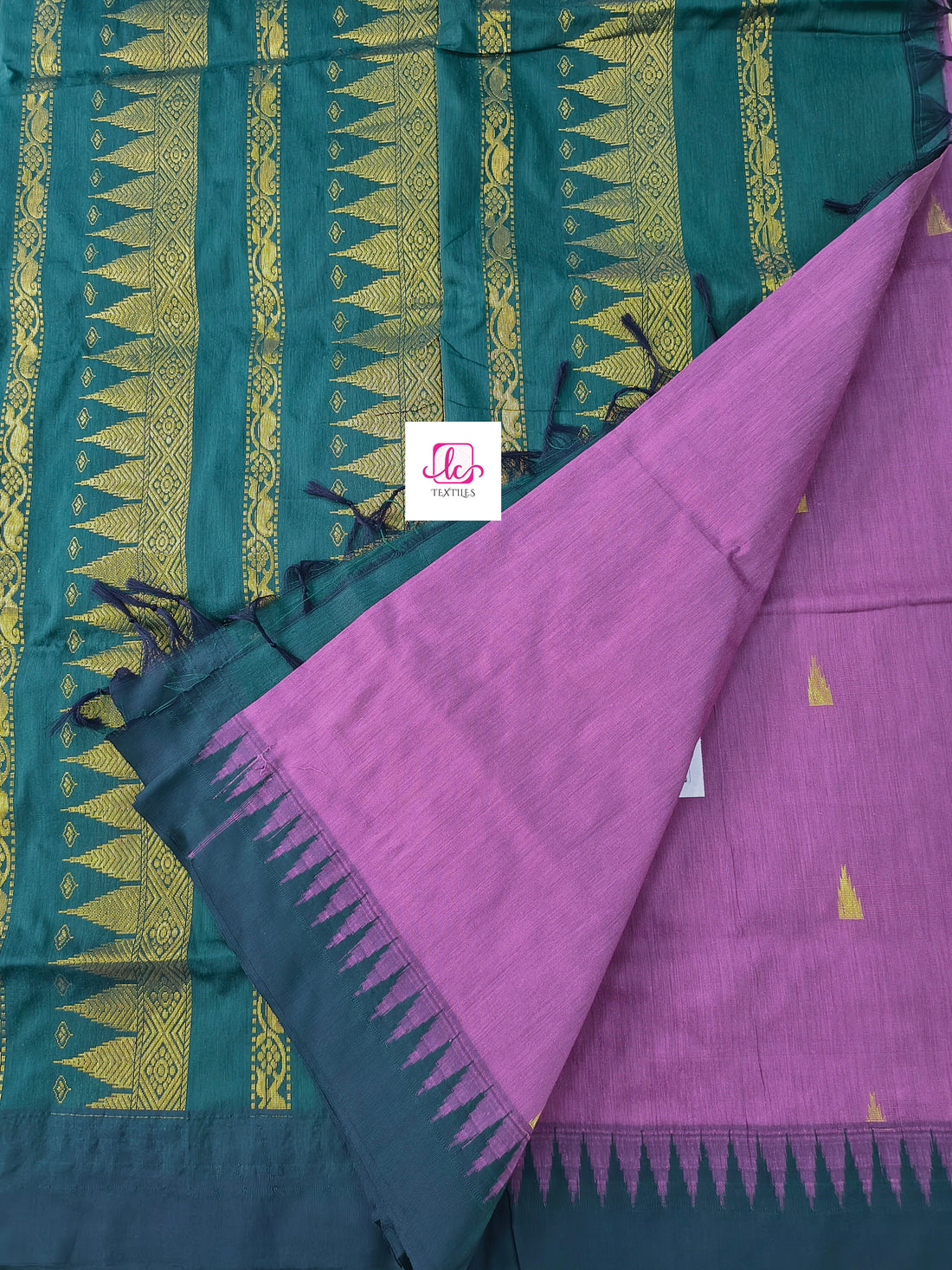 Kalyani cotton -Butta-pastel lavendar-KC02