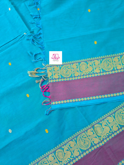 Chettinad Cotton -Office Wear- Sky blue- CCOW62