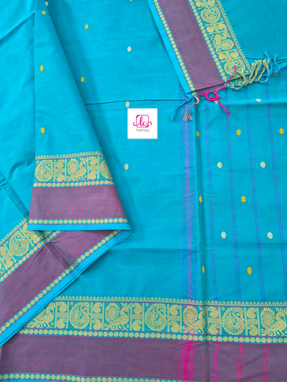 Chettinad Cotton -Office Wear- Sky blue- CCOW62