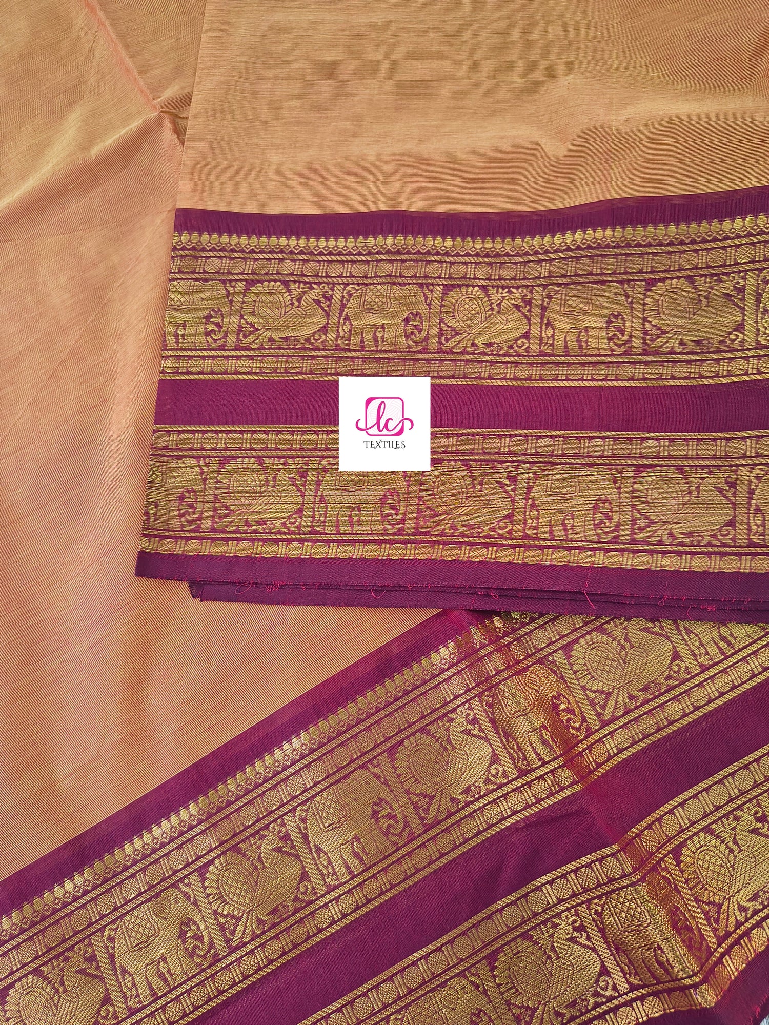 Kanchi Cotton - All Day Fusion -yellow mixed pink dual tone- KCAF77