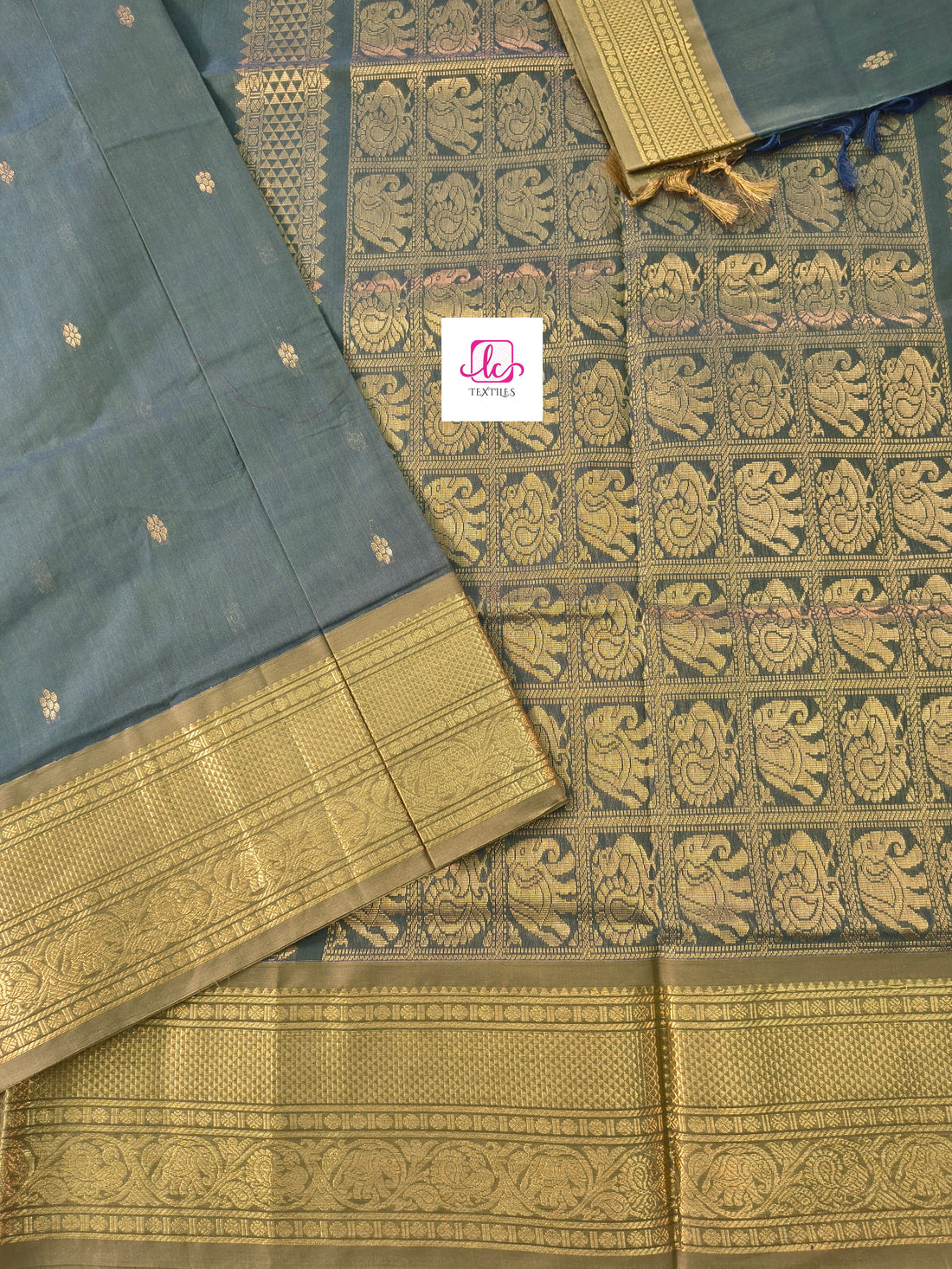Kanchi Cotton - Festival Fusion -Dark slate grey- KCFG197