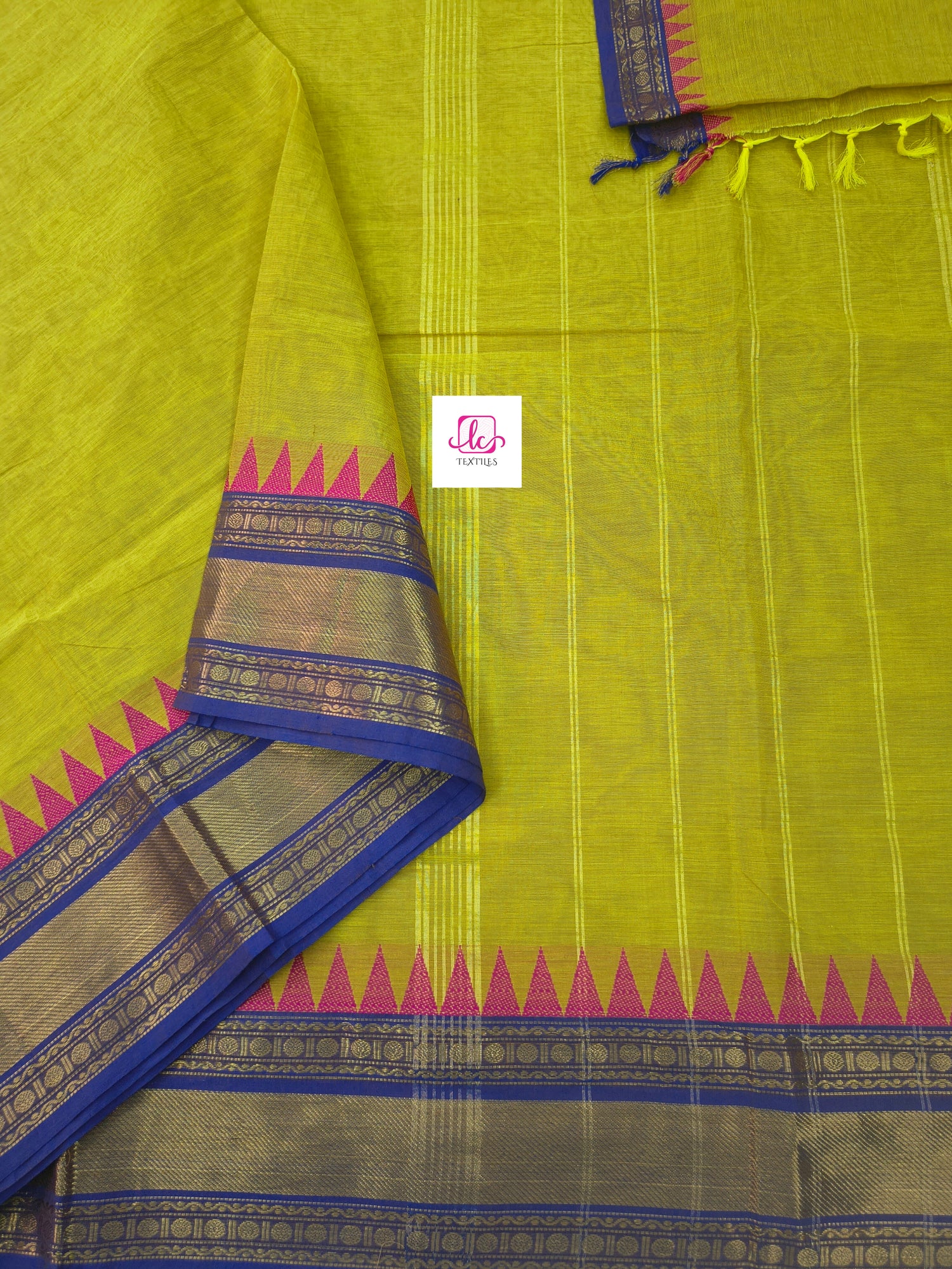 Kanchi Cotton - Festival Fusion -Lemon yellow- KCFP207