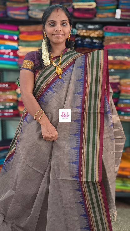 Chettinad Cotton -  Office Wear -Grey- CCOW72