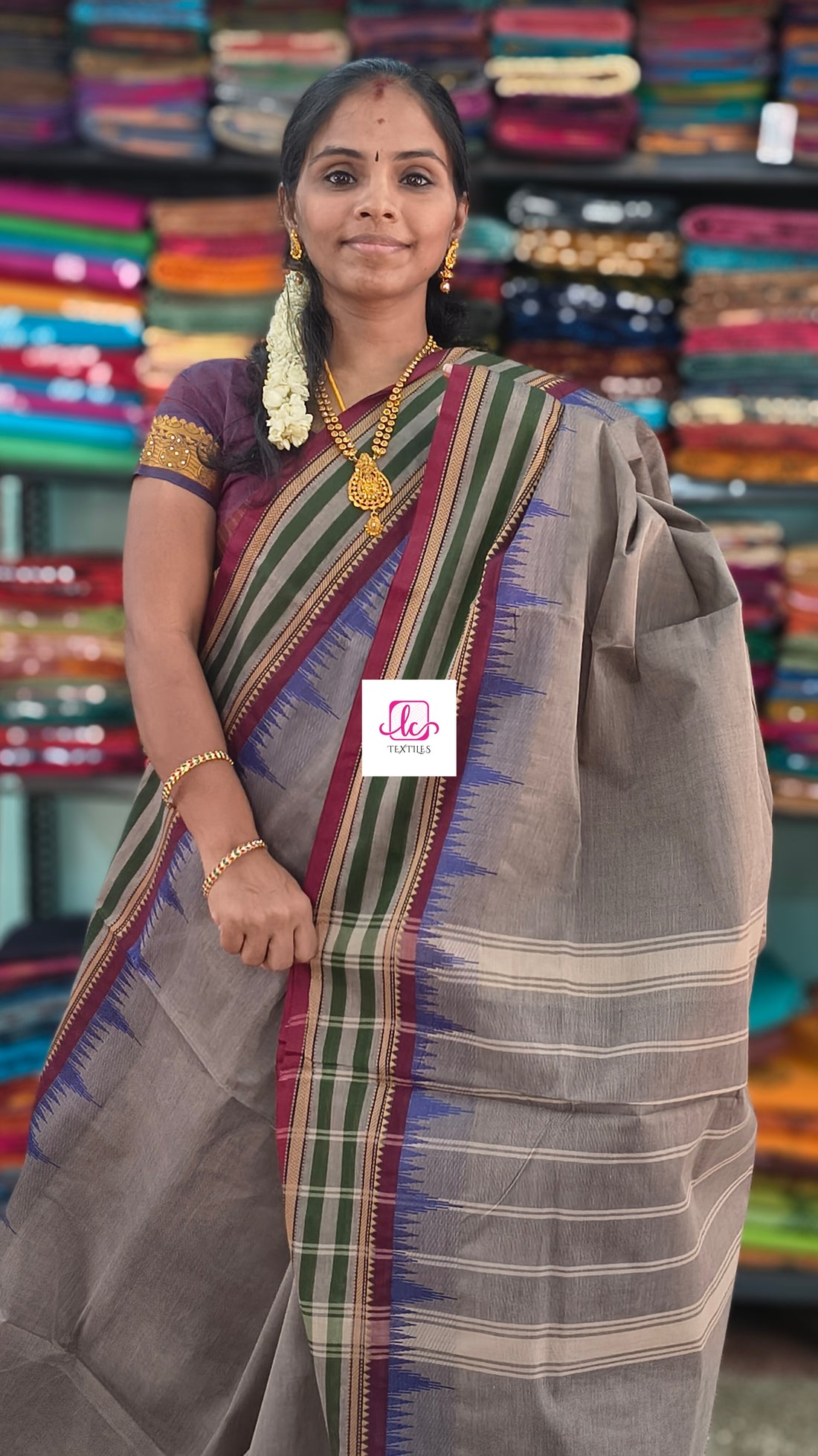 Chettinad Cotton -  Office Wear -Grey- CCOW72